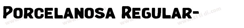 Porcelanosa Regular字体转换